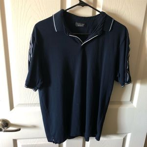 Zara Man Polo Shirt with Open Collar